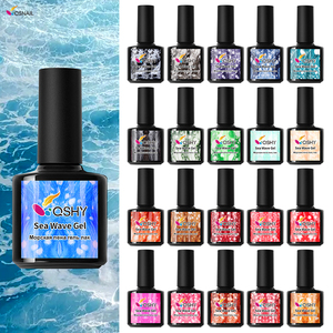 Nuevo Esmalte de Uñas en <span class=keywords><strong>Gel</strong></span> UV Francés, Arte de Uñas con Degradado de Olas Marinas, Vegano, Ecológico, No Tóxico, Curado con LED/UV - Product Image 1
