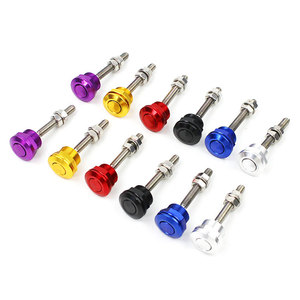 Kit de Pasadores de Capó de Alta Precisión con Bloqueo Rápido, de Aluminio Anodizado Amarillo de 22mm, Botones de Presión para Capó de Coche, Desde China - Product Image 5