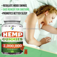Ausreson Marque Privée Gummies à l'Huile de Chanvre Biologique Haute Puissance Gummies au Chanvre Naturel Complément Alimentaire pour le Sommeil Vitamines Gummies au Chanvre
