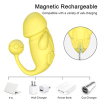 APP Sexspielzeug Niedliches Love Egg Vibrator Silikon Klitoris-Stimulator Tragbarer Slip-Vibrator Erwachsenen-Sexspielzeug für Frauen