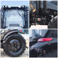 Tracteur agricole Sovereign 100HP 4x4 avec cabine climatisée, puissance de levage améliorée et performances hydrauliques robustes pour les tâches sur le terrain