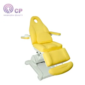 Lit de salon de beauté du visage inclinable plat d'extension de cils motorisés électriques de 3-4 moteurs personnalisés chaise esthétique ergonomique médicale