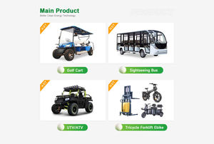 Carro de golf eléctrico para zonas turísticas, vehículo de transporte turístico para caminos no públicos - Product Image 5