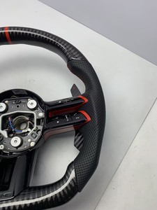 Volant sport en fibre de carbone pour <span class=keywords><strong>Mercedes</strong></span> W203 W204 W218 W207 W172 C63 Classe S Classe E Classe G <span class=keywords><strong>C43</strong></span> GT A45 <span class=keywords><strong>AMG</strong></span> - Vente flash - Product Image 5