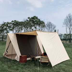 <span class=keywords><strong>Tente</strong></span> triangulaire en toile de coton imperméable pour camping en plein air, petit <span class=keywords><strong>tipi</strong></span>, <span class=keywords><strong>tente</strong></span> extérieure pour 1 personne, pour café - Product Image 5