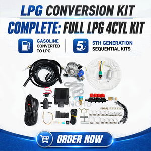 <span class=keywords><strong>Carburador</strong></span> de Combustible Dual FC, Kit de Conversión de GLP a GNC, Equipo de Gas, Inyección de Combustible, Kits de 4 Cilindros para Automóviles - Product Image 1