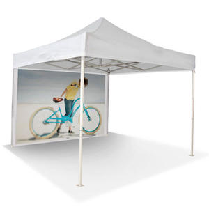 Özel baskı fabrika kaynağı gölgelik gazebo açık olay promosyon iş fuar reklam çadırı ile arka duvar - Product Image 3