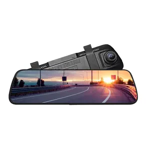 China Gold Supplier 9.66 Inch car dvr With Online&Offline GPS Nav 4G Streaming Rearview Mirror Android Car Navigation and DVR