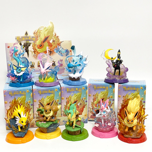 Figurine d'anime <span class=keywords><strong>japonais</strong></span> Monster Toys Adventure Eevee Series PVC Toys Trendy Blind Box Figures Cadeaux à collectionner - Product Image 4