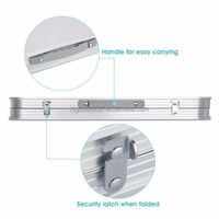 Leichter Aluminium-Klapptisch mit Stühlen, 8ft, 7ft, 6ft, für Camping, Picknick, Eierrolle, Modern, Tragbar, Outdoor, Faltbar, Essbereich