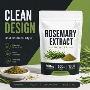 Private <b>Label</b> OEM/ODM 100% Natural Supplement Leaf Extract Carnosic Acid Rosmarinic 5%-95% Rosemary Powder for Immune Support - Product Image 4