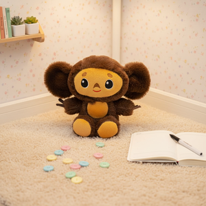 Peluche de Cheburashka Personalizado al por Mayor, Juguete de Peluche Súper Suave, <span class=keywords><strong>Mono</strong></span> con Orejas Grandes, Animal de Peluche Kawaii, Regalos de Personajes de Dibujos Animados - Product Image 2