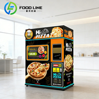 Robot distributeur de pizzas, distributeur automatique de pizzas en plein air, distributeur de pizzas fraîches