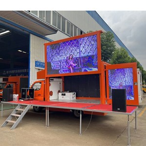 ขายตรงจากโรงงาน รถบรรทุกติดตั้งป้ายโฆษณาดิจิตอล LED แบบเคลื่อนที่ 3 ด้าน รุ่น P4 Foton Mini - Product Image 3