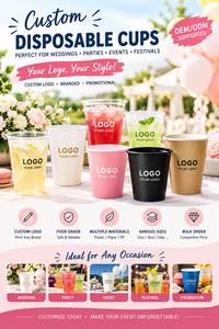 แก้วสเตเดียมเปลี่ยนสีได้ ขนาด 12 ออนซ์/16 ออนซ์/32 ออนซ์ สกรีนโลโก้ได้ตามต้องการ ขายดี แก้วพลาสติกใสขุ่นเปลี่ยนสี พร้อมผ้าเช็ดปากพิมพ์โลโก้ - Product Image 2