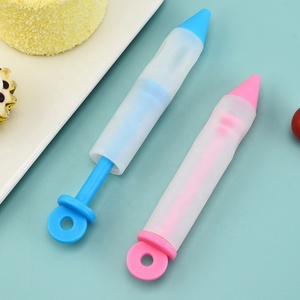ชุดอุปกรณ์ตกแต่งเค้ก ปากกาซิลิโคนสำหรับทำขนม บิสกิต ช็อกโกแลต ครีม - Product Image 4