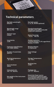 FIBERVISION G9 휴대용 미니 광 전력계 9 파장 OPM 섬유 테스트 도구 네트워크 테스터 - Product Image 4