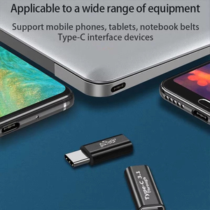 อะแดปเตอร์ USB Type C มุมขวา90องศา<span class=keywords><strong>ตัว</strong></span><span class=keywords><strong>แปลง</strong></span><span class=keywords><strong>ตัว</strong></span>เมียเป็น<span class=keywords><strong>ตัว</strong></span>ผู้แปลง10 Gbps <span class=keywords><strong>ตัว</strong></span>เชื่อมต่อการซิงค์ข้อมูลการชาร์จ - Product Image 4