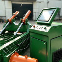 Presse à balles hydraulique robuste pour métaux, compacteur de ferraille à commande par écran tactile PLC pour le recyclage de l'aluminium, du cuivre et de l'acier