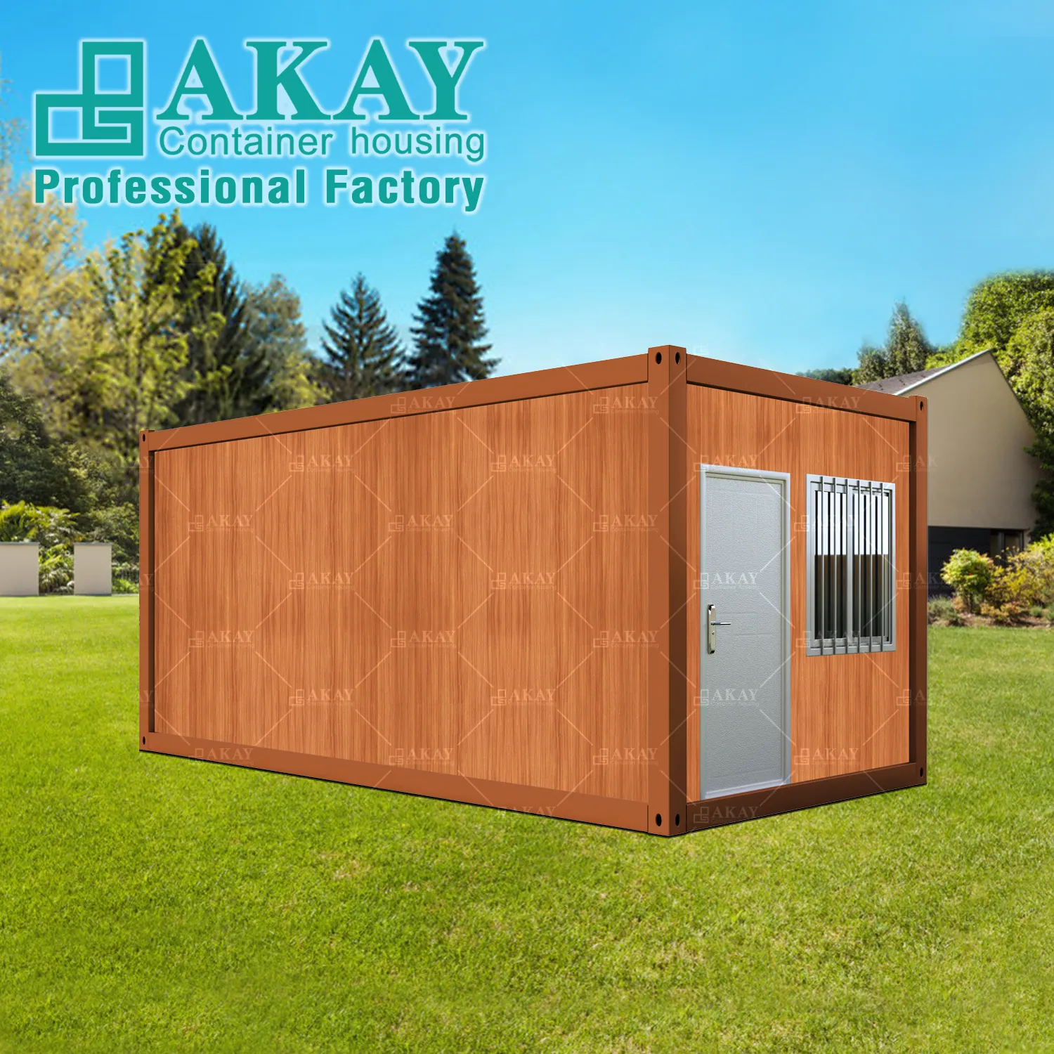 Akay Container House total solution Prefabricated Sandwich wall panel homes