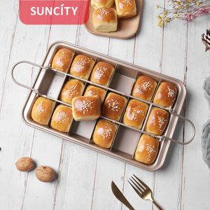 Suncity Carbon Steel Cake Mold 37.5x20.1x6.8cm Rectangle Non-Stick Baking Pan For Nougat Pineapple Cakes - Product Image 4