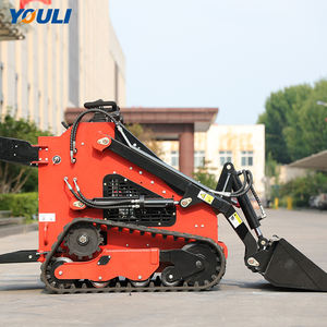 Youli backhoe חדש קטן מתנשא קרקע מכונות גינה קטנה מגלשן גלגל החלקה מטעין - Product Image 4