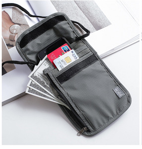 Waterproof RFID Polyester Travel Document <strong>Storage</strong> <strong>Bag</strong> Card <strong>Passport</strong> <strong>Bag</strong> Neck Wallet Money Document Card <strong>Passport</strong> Pouch - Product Image 2