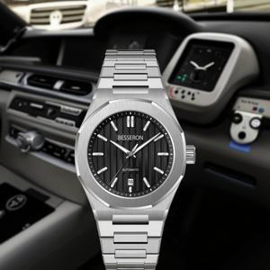 Nuevo Reloj de Pulsera de Acero Inoxidable de Diseño Original y Tendencia para Hombre, 5ATM, Logotipo Personalizado, Cristal de Zafiro, Relojes Automáticos Modernos - Product Image 2