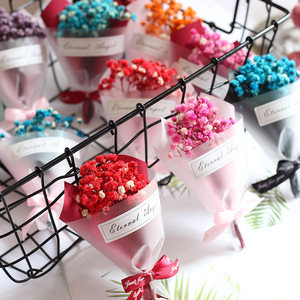 Mini Bouquet de fleurs séchées, 50 pièces, fournitures d'usine, Bouquet de fleurs séchées, pour photo en décor, SZ04165 - Product Image 1