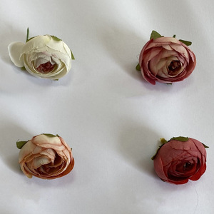 Fleurs artificielles en forme de bourgeons de thé Plain Realm, fleurs décoratives en plastique pour la maison, le bureau, les couronnes, les bracelets, les coiffes - Product Image 2