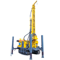 Foreuse de puits d'eau Soilmec, alimentée au diesel, profondeur de forage max. 300 m, mobilité sur roues/chenilles, moteur, boîte de vitesses, fabrication chinoise