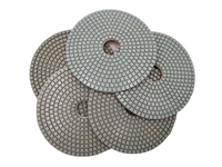 Disque de polissage diamanté abrasif JDK 6 pouces 50-3000 #   Meuleuse d'angle personnalisable OEM pour granit, marbre, quartz, à usage humide, 7 étapes de ponçage