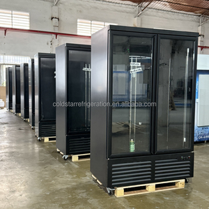 Refrigerador Vertical Comercial de Doble Puerta de Vidrio, Enfriador con Ventilador, Modo de Enfriamiento para Bebidas y Laptops - Product Image 5