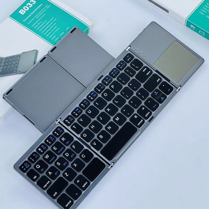 Bán buôn BT Bàn phím văn phòng ba lần 64 phím di động <span class=keywords><strong>Touchable</strong></span> Silm xu hướng sản phẩm Bàn phím không dây FO Mac - Product Image 2