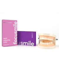 28pcs bande blanche de blanchiment des dents à saveur de fruit, bandes blanches de blanchiment des dents