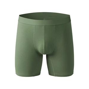 Мужские классические трикотажные трусы-боксеры из 100% хлопка, экологичные, дышащие, антибактериальные, антистатические, со средней посадкой, с логотипом - Product Image 2