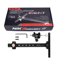 Visée de tir à l'arc Nika Archery 9 pouces en aluminium pour arc classique