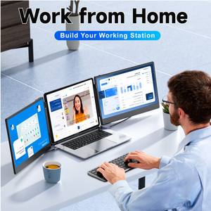 Extensor de pantalla de ordenador portátil triple OEM S3, monitor portátil IPS de 14 pulgadas con USB tipo C para monitor portátil de negocios - Product Image 4