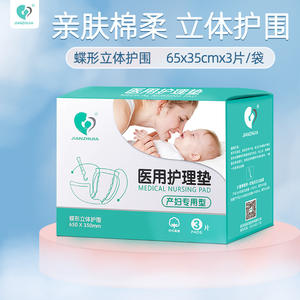 Serviettes hygiéniques médicales Aibeize, type culotte de maternité, 65x35cm, lot de 3, fournitures post-partum portables - Product Image 2