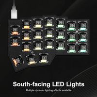 OEM ODM Corne V4 40 Wired Split Mechanical Keyboard Kit ColumnStaggered Ergonomic DIY Barebone with 3D Printed Case HotSwap RGB