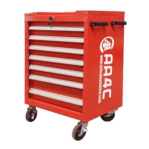 AA4C Armoires à outils à 7 tiroirs avec <span class=keywords><strong>porte</strong></span> latérale Atelier Garage Armoire à outils en métal <span class=keywords><strong>Chariot</strong></span> à outils TC-013 - Product Image 1