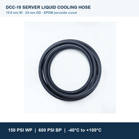 Selang Pendingin Cetakan YUTE DCC-10 EPDM 5/8 Inch ID 150 PSI UL94 V-0 Fleksibel, Layanan Pemotongan untuk Server Pusat Data