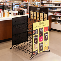 Présentoir de comptoir POS de barre de chocolat de bonbons de support métallique personnalisé de magasin de détail pour supermarché