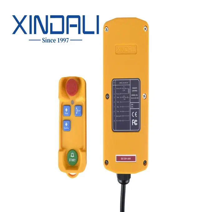 XDL19-F21 không dây Cần Cẩu Điều khiển từ xa phổ biến không dây công nghiệp điều khiển từ xa 10 nút kỹ thuật số không dây Cần cẩu