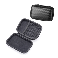 Pabrik Casing Hard Disk Karbon PU EVA untuk HDD Eksternal 2.5 Inch, Tas Penyimpanan Pengisi Daya Baterai