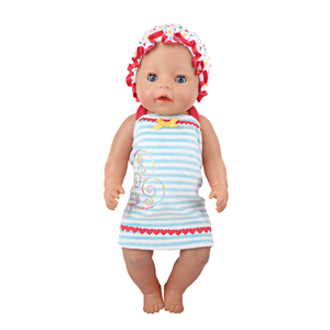 Vêtements de poupée MSYO, <span class=keywords><strong>peignoir</strong></span> et bonnet de douche, vêtements pour bébé, accessoires pour poupées, vêtements pour poupées de 45 cm - Product Image 3