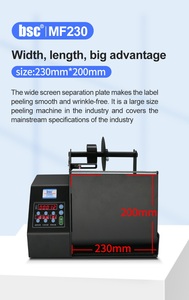 230mm Automatic Label Peeling <b>Machine</b> Stripping Label Dispenser <b>Sticker</b> Dispenser Automatic - Product Image 2