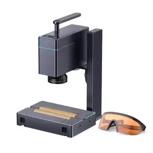 Laserpecker 3 (phù hợp) Laser Engraver 1064nm xung hồng ngoại siêu mini cầm tay đánh dấu Máy khắc với con lăn quay
