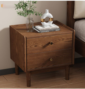Directo de fábrica Madera de <span class=keywords><strong>cerezo</strong></span> Muebles de dormitorio de madera maciza pura Casilleros nórdicos <span class=keywords><strong>Mesita</strong></span> de <span class=keywords><strong>noche</strong></span> pequeña para el hogar - Product Image 4