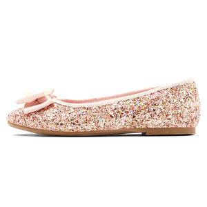 Della Principessa di modo Dell'arco di Scintillio Bambini Slip On Bambine Pattini di Vestito Ballerina Appartamenti - Product Image 2